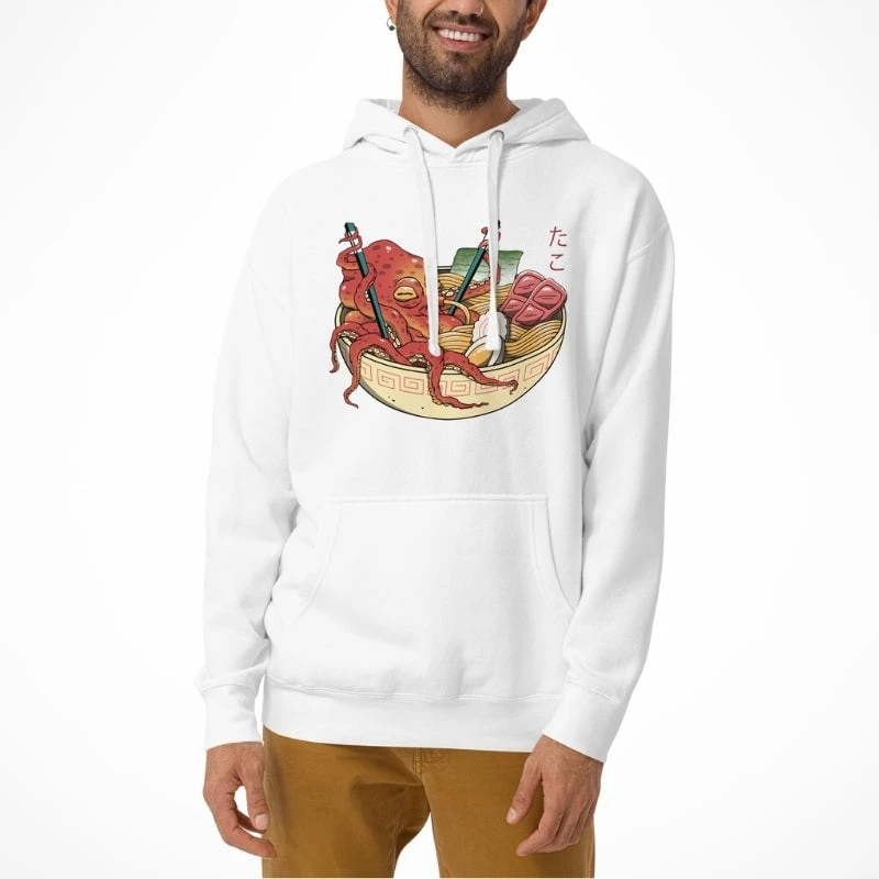 Japanese Hoodie - Octopus Ramen 2 Japanese Hoodie - Octopus Ramen - Image 2