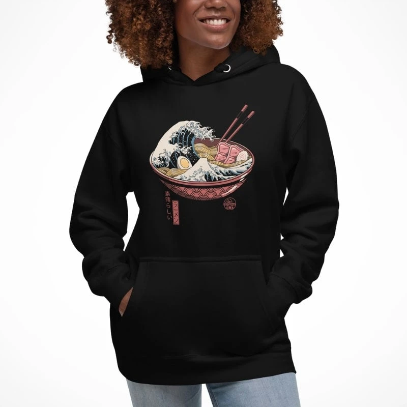 Japanese Hoodie - Ramen Kanagawa 2 Japanese Hoodie - Ramen Kanagawa - Image 2