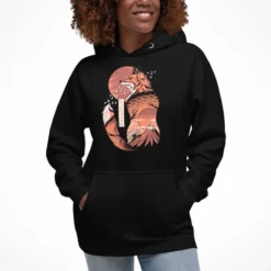 Japanese Hoodie - Fox -Nippon Life Market sweat japonais renard 761