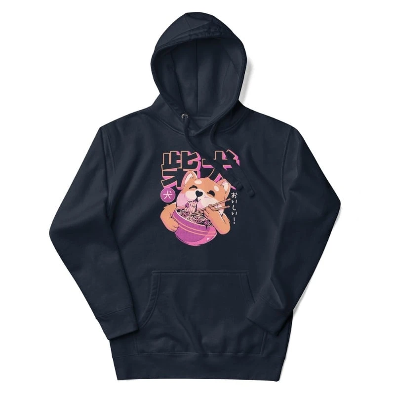 Japanese Hoodie - Shiba Noodle 1 Japanese Hoodie - Shiba Noodle