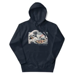 Japanese Hoodie - Sushi Kanagawa