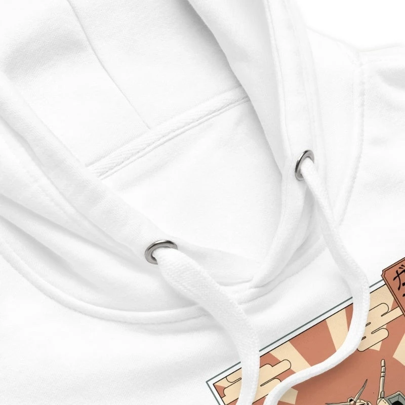 Japanese Hoodie - Ukiyo-e Mecha & Fuji 5 Japanese Hoodie - Ukiyo-e Mecha & Fuji - Image 5