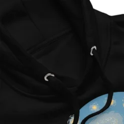 Japanese Hoodie - Wave & Starry Night -Nippon Life Market sweat japonais vague nuit etoilee 788