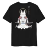 Japanese Tee Shirt - Samurai Cat