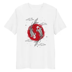 Japanese Tee Shirt - Duo Koi Carp