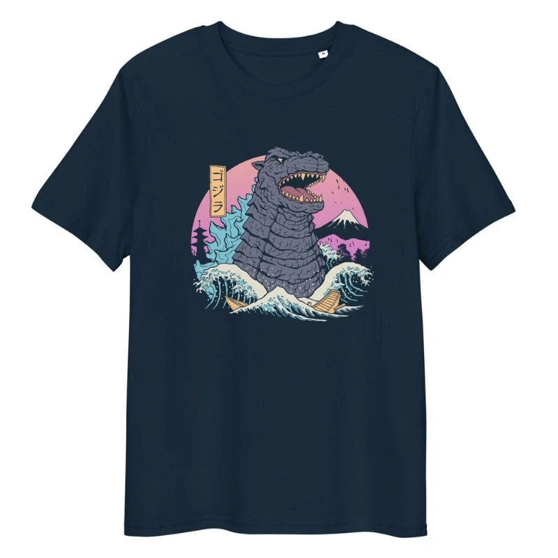 Japanese Tee Shirt - Retro Kaiju 1 Japanese Tee Shirt - Retro Kaiju