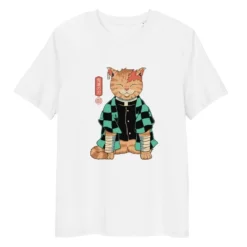 Japanese Tee Shirt - Neko Slayer -Nippon Life Market t shirt japonais neko pourfendeur s blanc 553