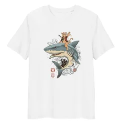 Japanese Tee Shirt - Neko Shark