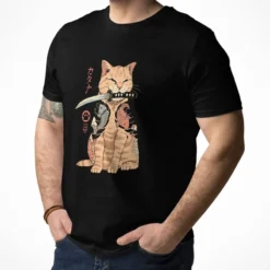 Japanese Tee Shirt - Neko Yakuza -Nippon Life Market t shirt japonais neko yakuza 301