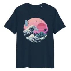 Japanese Tee Shirt - Retro Kanagawa