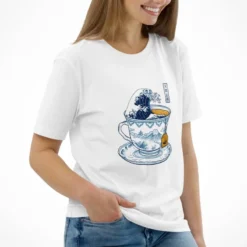 Japanese Tee Shirt - The Great Tea Off Kanagawa 6 Japanese Tee Shirt - The Great Tea Off Kanagawa -Nippon Life Market t shirt japonais the great tea of kanagawa 850