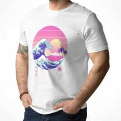 Japanese Tee Shirt - The Great Vapor Wave 6 Japanese Tee Shirt - The Great Vapor Wave -Nippon Life Market t shirt japonais the great vaporwave 796