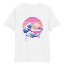 Japanese Tee Shirt - The Great Vapor Wave
