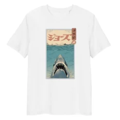 Japanese Tee Shirt - Ukiyo-e Shark Attack