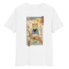 Japanese Tee Shirt - Ukiyo-e Neko Sakura