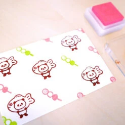 Clear Stamps - Japanese Panda -Nippon Life Market tampons transparents japonais panda 791