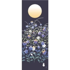 Tenugui - Kikyo Flowers