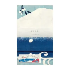 Japanese Tenugui – Fuji Sakura 5 Japanese Tenugui – Fuji Sakura -Nippon Life Market tenugui japonais fuji sakura 240