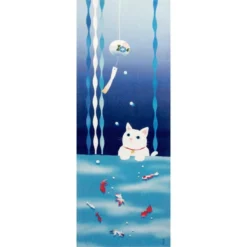 Tenugui Towel - Summer Cat