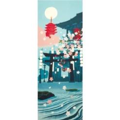 Japanese Tenugui - Tochoji