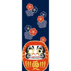 Japanese Tenugui – Ume Daruma