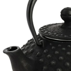 Iwachu Cast Iron Teapot - Black - 12 Fl Oz -Nippon Life Market theiere japonaise fonte iwachu noire 350 ml 531