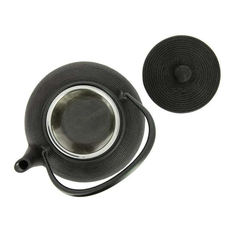 Iwachu Senbiki Cast Iron Teapot - Black - 22 Fl Oz 2 Iwachu Senbiki Cast Iron Teapot - Black - 22 Fl Oz - Image 2