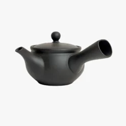 Japanese Ceramic Teapot - Kyusu Black -Nippon Life Market theiere japonaise kyusu noire 415