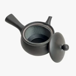 Japanese Ceramic Teapot - Kyusu Black -Nippon Life Market theiere japonaise kyusu noire 552