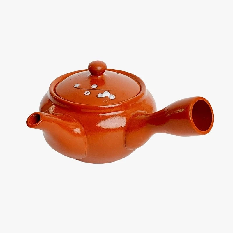 Japanese Ceramic Teapot - Red Kyusu 1 Japanese Ceramic Teapot - Red Kyusu