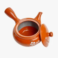 Japanese Ceramic Teapot - Red Kyusu 8 Japanese Ceramic Teapot - Red Kyusu -Nippon Life Market theiere japonaise kyusu rouge 657