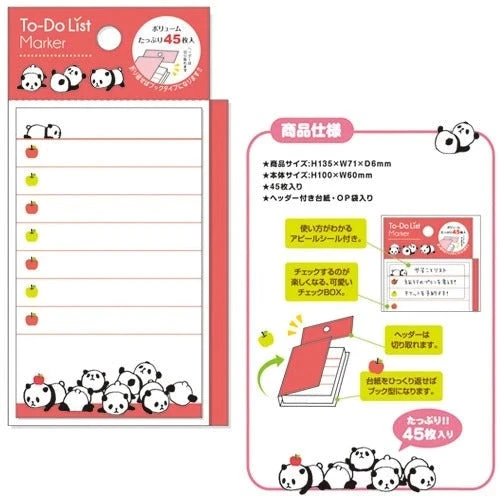 To Do List Kawaii Panda 2 To Do List Kawaii Panda - Image 2