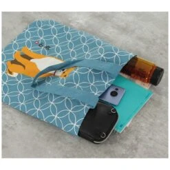 Japanese Tote Bag – Blue Shiba Shippo 10 Japanese Tote Bag – Blue Shiba Shippo -Nippon Life Market tote bag bleu shiba shippo 924