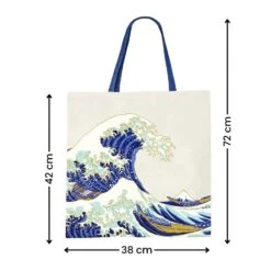 The Great Wave Off Kanagawa Tote Bag -Nippon Life Market tote bag grande vague de kanagawa 257