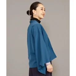 Blue Jacket Japanese - Women -Nippon Life Market veste kimono femme bleu 865