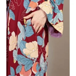 Women's Floral Kimono Jacket -Nippon Life Market veste kimono femme fleurie 196