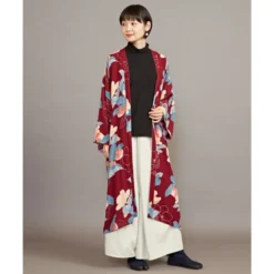 Women's Floral Kimono Jacket -Nippon Life Market veste kimono femme fleurie 650