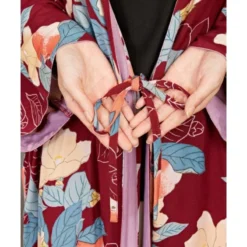 Women's Floral Kimono Jacket -Nippon Life Market veste kimono femme fleurie 998