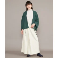 Green Kimono Cardigan Women -Nippon Life Market veste kimono femme vert 783