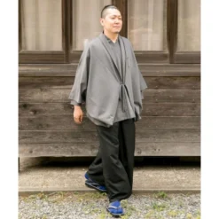 Grey Kimono Jacket Men -Nippon Life Market veste kimono homme grise 143