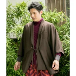 Brown Kimono Jacket Men 16 Brown Kimono Jacket Men -Nippon Life Market veste kimono homme marron 604