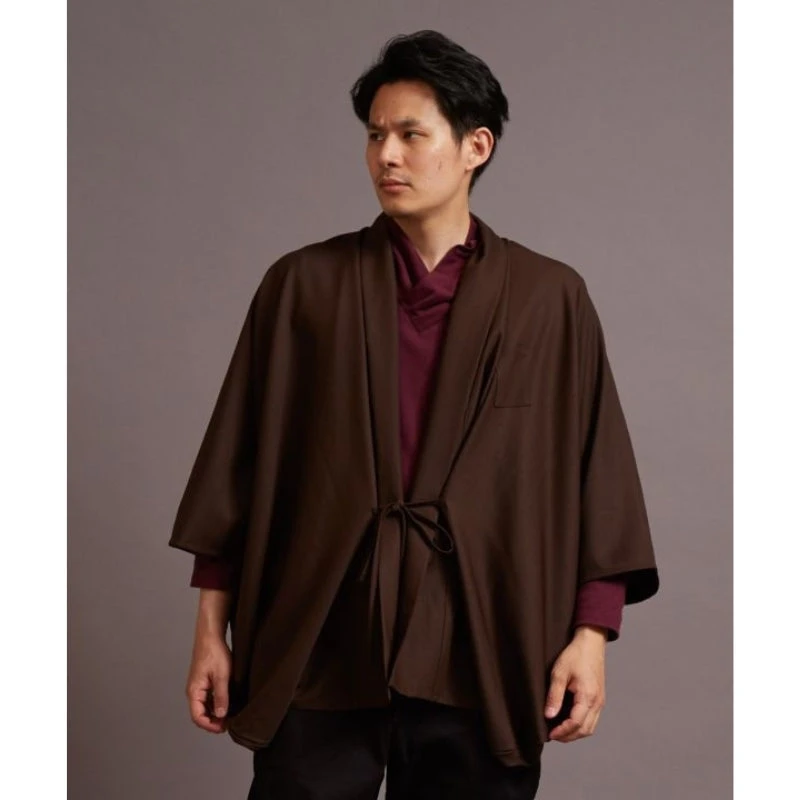 Brown Kimono Jacket Men 1 Brown Kimono Jacket Men