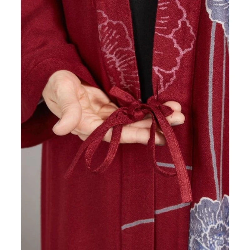 Long Red Cardigan 8 Long Red Cardigan - Image 8