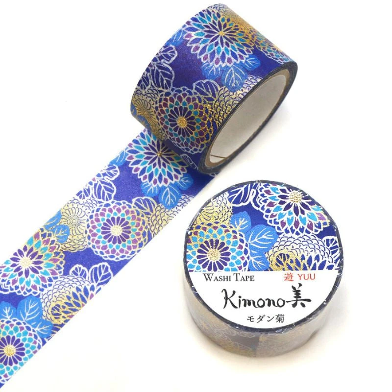 Japanese Washi Tape - Kiku 1 Japanese Washi Tape - Kiku