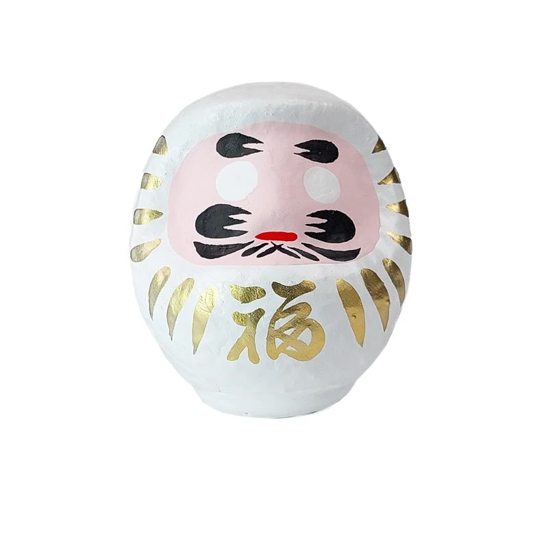 White Japanese Daruma Doll 1 White Japanese Daruma Doll