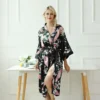 Women's Kimono Pajamas - Black