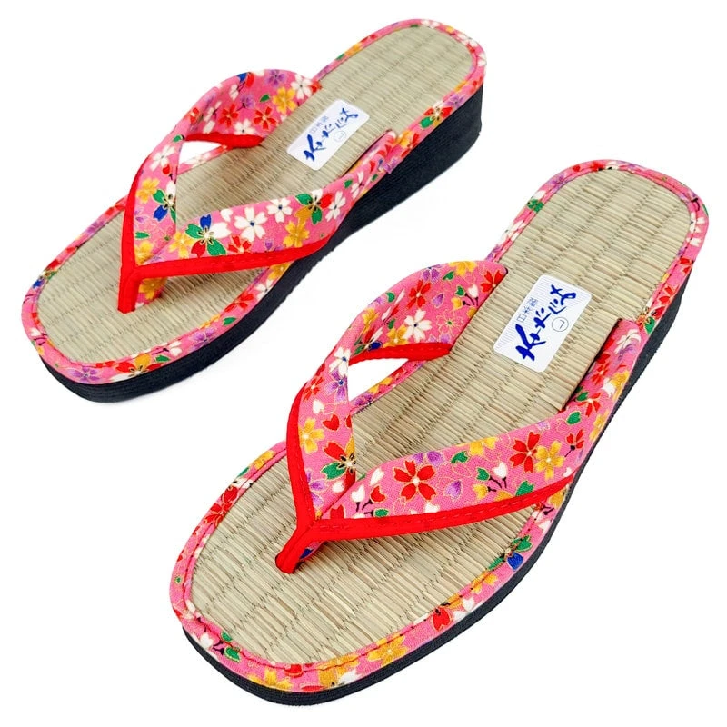 Japanese Sandals Zori - Sakura Pink 2 Japanese Sandals Zori - Sakura Pink - Image 2