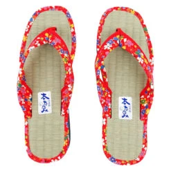 Japanese Zori - Sakura Red